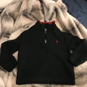 Polo Pullover black sweater sz 5T